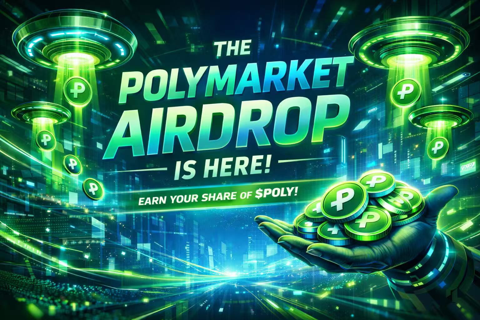 Polymarket Airdrop Banner